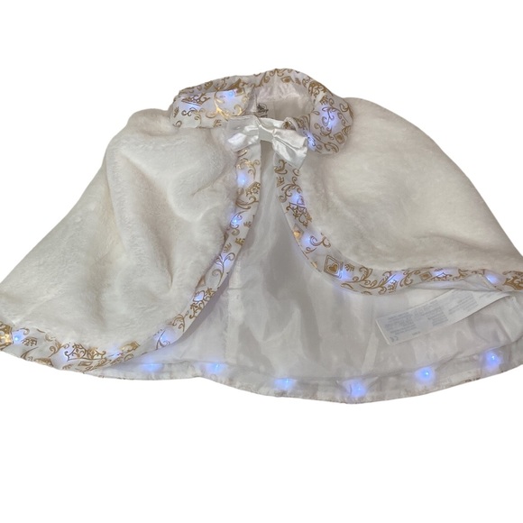 Disney Other - Disney Light Up Faux Fur Cape-let Girls XS